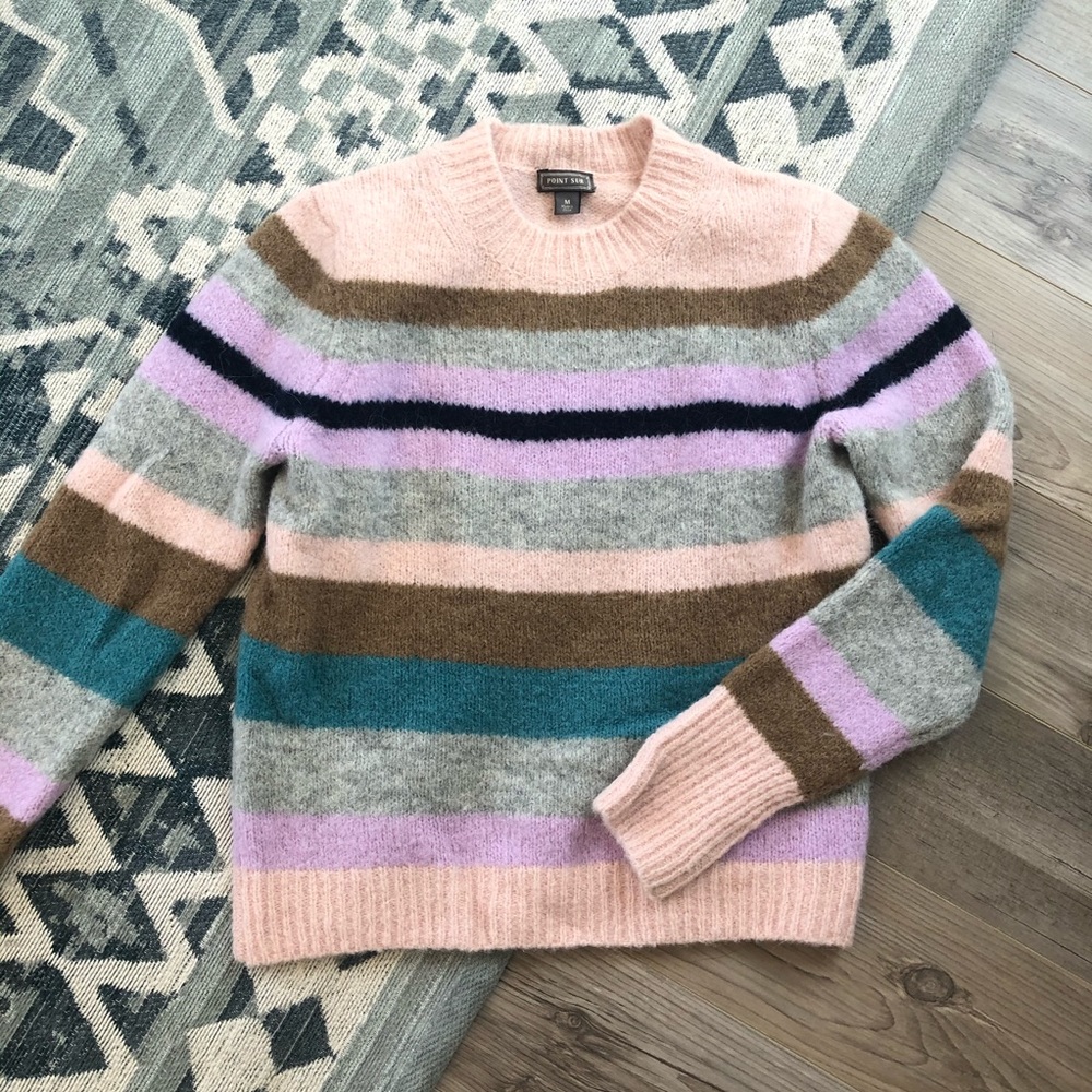 J.Crew Alpaca Stripe Sweater